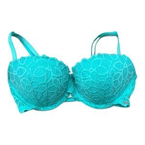 Victoria’s Secret PINK Aqua Lace Bra 34D
